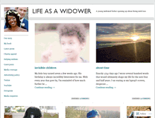Tablet Screenshot of lifeasawidower.com